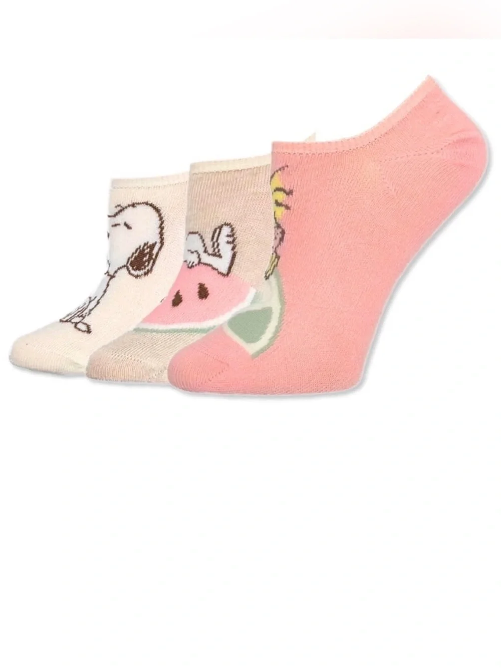 🌶️$5🌶️ NEW PEANUTS Scoop Liner Socks 3-Pack Shoe Size 4-10 Women's